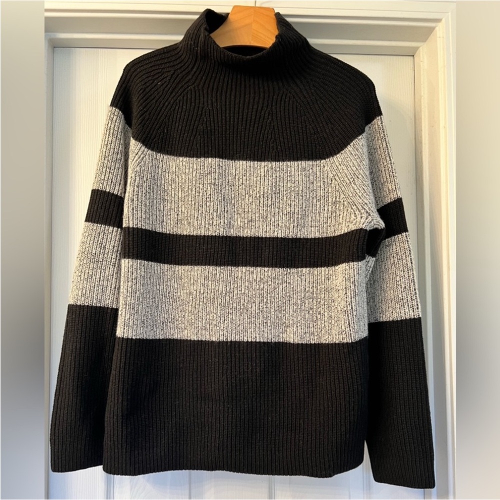 Banana Republic Italian Merino Blend Stripe Sweater